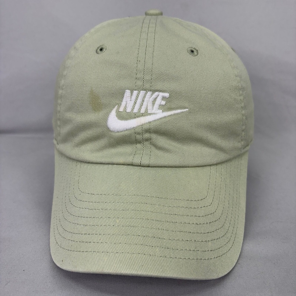 Nike Club Cap Futura Logo Hat Unisex S/M Sage Green Adjustable Dad Hat